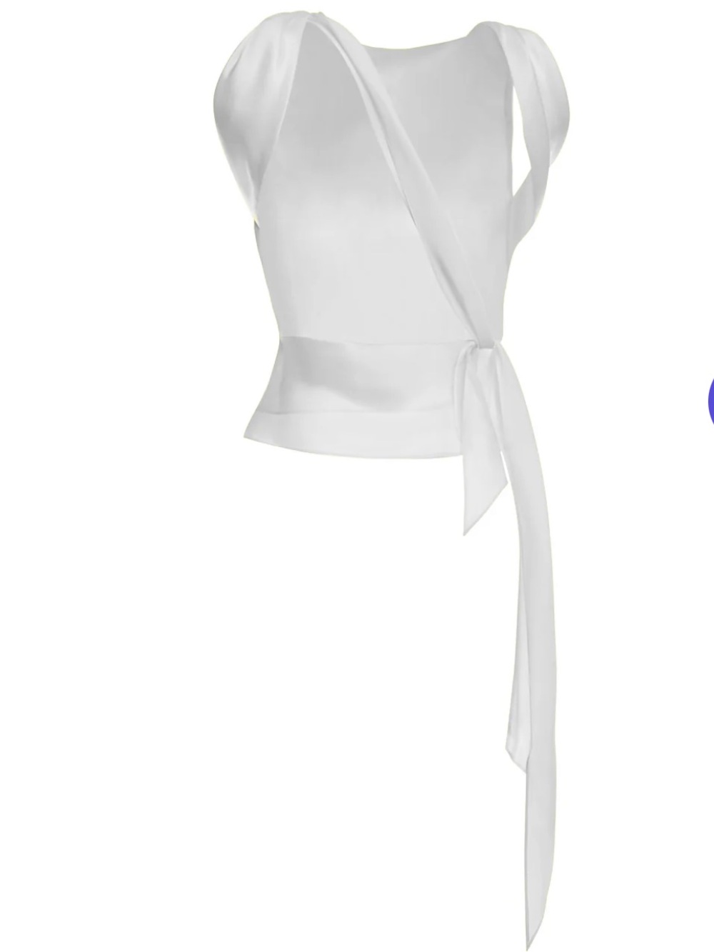The Bar Asher Silk Backless Top in Bubblegum Hot Pink Size Medium - Picture 10 of 10